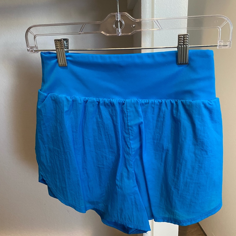 All in Motion Blue Athletic Shorts Lightweight Performance